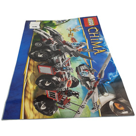 Lego 70009 CHIMA Worrizs Combat Lair INSTRUCTION MANUALS ONLY 2013 Retired 8+ Gd