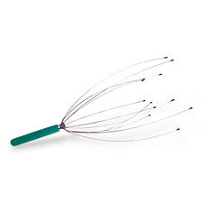 Head Neck Massager -Body Octopus Relaxation Stress Scalp Tools Devices - GREEN