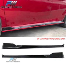 Fits 25-26 Toyota Camry SE XSE TRD Gloss Black Side Skirts Extension Lip - PP