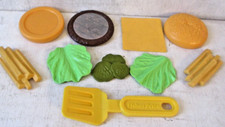 Fisher Price Fun With Food Hamburger Fries Pretend Kitchen Food Toy Lot