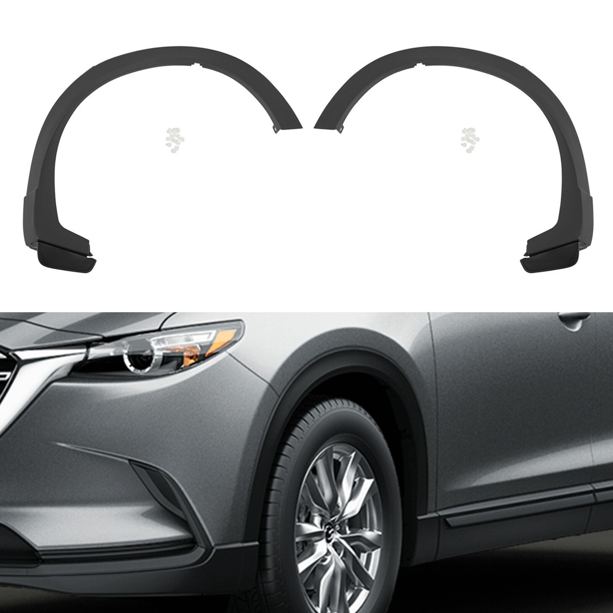 Rear Passenger RH Side Fender Opening Wheel Arch Trim For Mazda CX