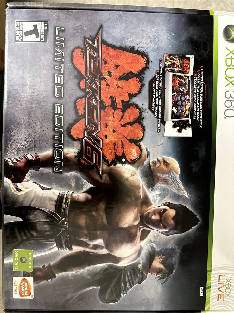 NEW/SEALED Tekken 6 Limited Edition Xbox 360 Game & Wireless