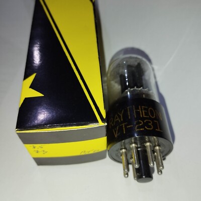 6SN7 GT 6SN7GT VT-231  NOS  Neuf  Tube Electronique  RAYTHEON       I5h4/1