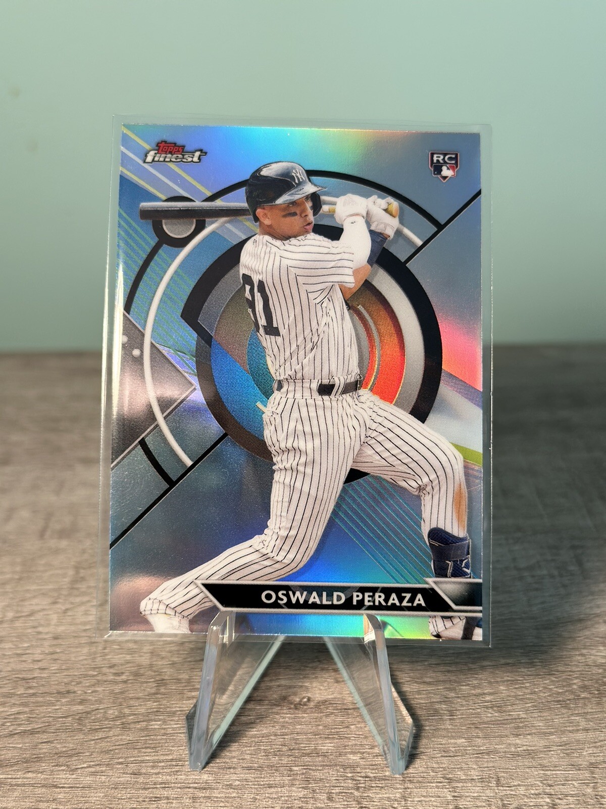OSWALD PERAZA 2023 Topps Finest 13 Refractor RC Rookie z33