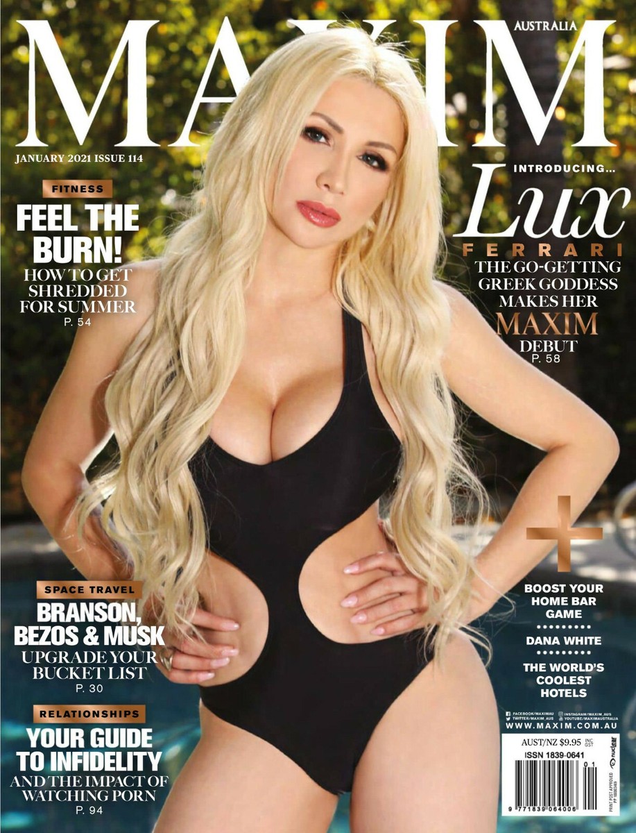 Maxim Australia Magazine January 2021 Issue 114 - Lux Ferrari The