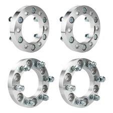 4pcs 1 Inch Thick 6x5.5 Or 6x139.7 Mm Wheel Spacers 14x1.5 6 Lug For Chevy Gmc