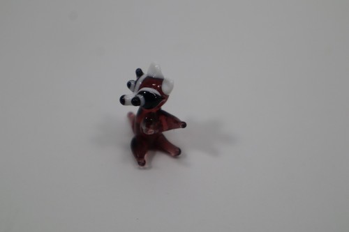 LDTOP cute Raccoon glass figurine miniature Ganz mini ER75059 - Picture 2 of 4