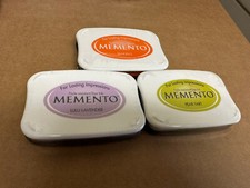 Set Of 3 Ink Pads Memento Dye Ink Pad Full Size