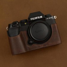 Handmade Genuine Leather Camera Cover Half Case Bag For Fujifilm XS10 XS20 XH2 X