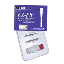 Essential Dental Systems 2535-01 EZ-Fit Translucent Fiber Post Kit #1 10/Pk