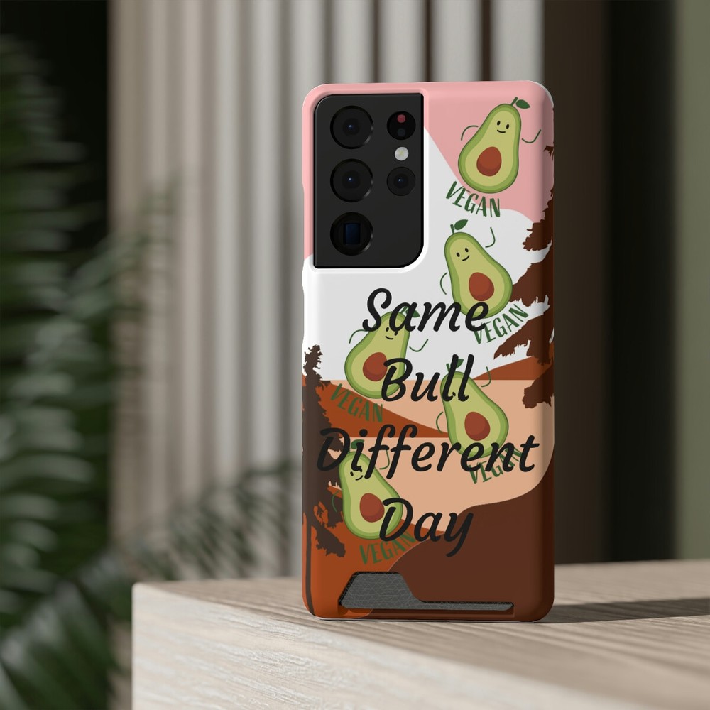 Slim Protective Phone Case with Built-in Card Holder  