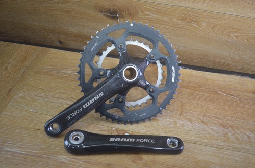 Sram Force Carbon Fiber 10 Speed 172.5 Crank Arms 130BCDN + FSA CHAINRING