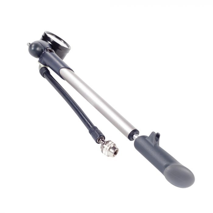 ZERO 12 SHOCK PUMP WITH UNIVERSAL HEAD 300 PSI GAUGE