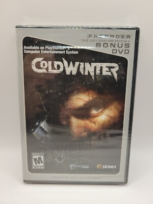 cold winter preorder bonus dvd for ps 2 (game not included) rare