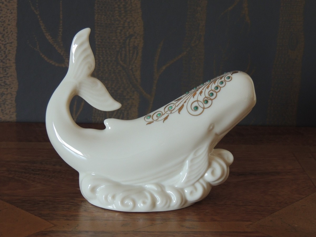 ＬＥＮＯＸ フィギュリン 【美品】スパームホエール　1993 Sperm Whale Lenox China Jewels Collection Figurine 1993 | eBay UK