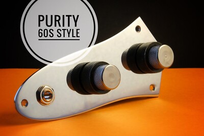 Purity. Fender 1960's Jazz Bass Wiring Harness and Control Plate.