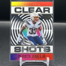 Derwin James Jr. - Clear Shots Acetate 2021 Panini Illusions Football #CS-6