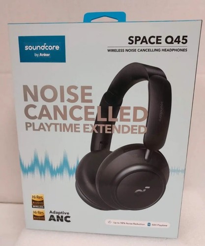 soundcore Anker Space Q45 True Wireless Headphones - Black