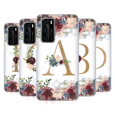 OFFICIAL NATURE MAGICK FLOWERS MONOGRAM FLORAL GOLD GEL CASE FOR HUAWEI PHONES 4