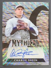 CHARLIE SHEEN 2023 LEAF Exotic MYTHICAL Loch Ness AUTOGRAPH #d 1/1 EIGHT MEN OUT
