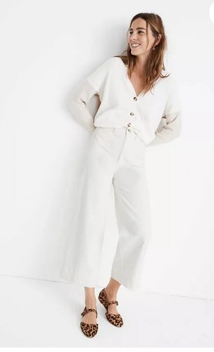New Madewell Tall Emmett Wide-Leg Crop 
