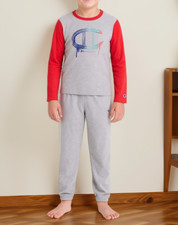 Champion Little Boys Long Sleeves T Shirt  Pants 2 Piece Set Gray Size 7 NWT