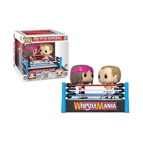 Funko WWE POP Moment Bret Hart Vs Shawn Michaels Figure Set NEW IN STOCK