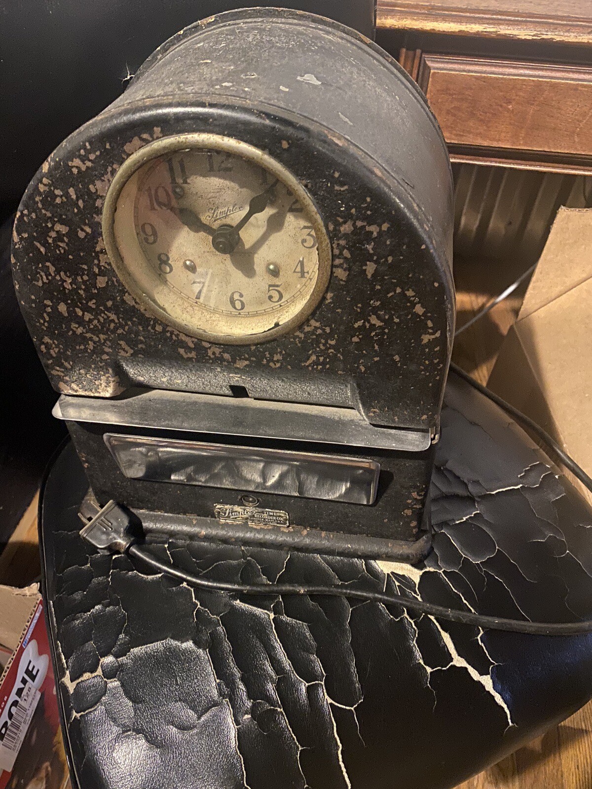 SIMPLEX TIME RECORDER TIME EQUIPMENT SEATTLE WASH PUNCH CLOCK WORKS | eBay