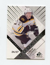 16/17 SP GAME-USED SPGU ROOKIE RC #197 AUSTIN CZARNIK 24/27 BRUINS