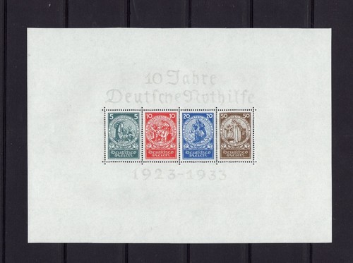 Deutsches Reich - block 3 without overprint - forgery/replica