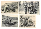 Lot 4 mini photo 6.5x9cm IDF Soldiers Military Israel Army ZAHAL judaica Jewish.