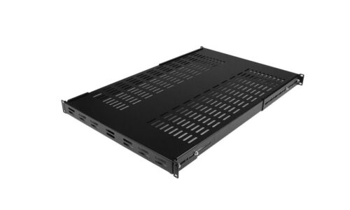 Open Box StarTech 1U Adjustable Depth Vented Shelf For Server Racks Adjshelfhdv