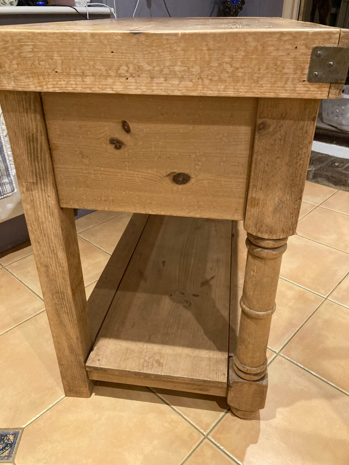 Solid Butchers Block kitchen island eBay
