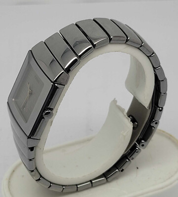 RADO DIASTAR SILVER CERAMIC 111.0333.3 LADY SWISS MADE 26MM