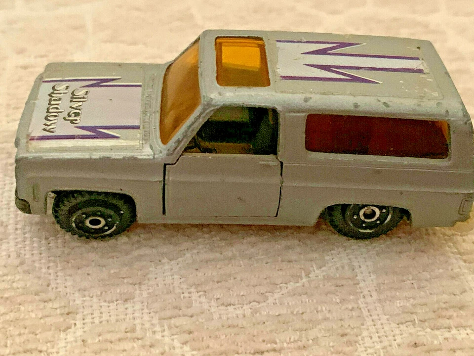 Camión blazer Road Champs Yatming Silver Shadow Chevy 1977 #1064 HK Foto 4 de 4