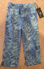 NWT Vineyard Vines Size Boys Poly Knit Lounge Pants Camo Bayside Blue 5