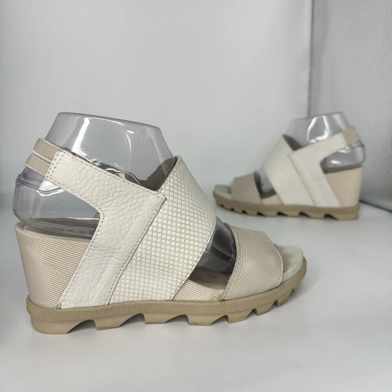 sorel joanie ii slingback wedge sea salt shoes