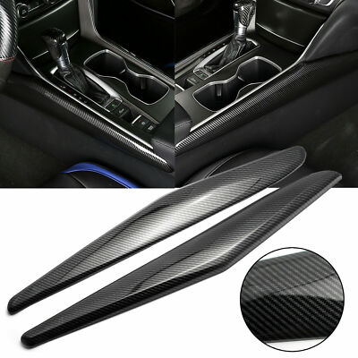 For Honda Accord 2018-2022 Carbon Fiber Inner Gear Shift Panel Stripe Cover