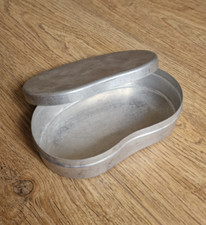 alte WEHRMACHT BROTDOSE antik WW2 Militär Blechdoese 1940 Deutschland DDR France