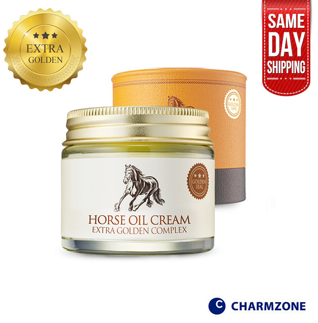 Charmzone Horse Oil Cream Extra Golden Complex 70ml Moisturizing K