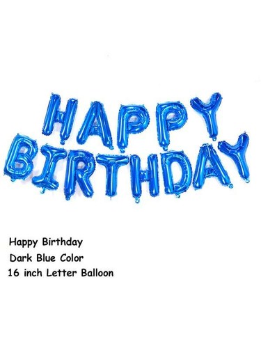 Happy Birthday Luftballons Geburtstag Buchstabe Folienballon Banner Party selbstaufblasend - Bild 9 von 25