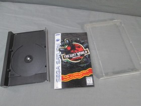 Sega Saturn THE LOST WORLD Jurassic Park w/ Manual TESTED 1997