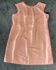 NWT Tahari Levine Women’s Dress Sz 22W Blush Pink Lined Sheath Linen Blend