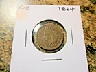 1864 INDIAN CENT BRONZE FINE    WAO