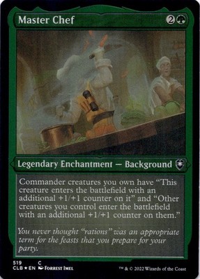 Master Chef 519 Commander Legends: Battle for Baldur's Gate MTG (FOIL) NM