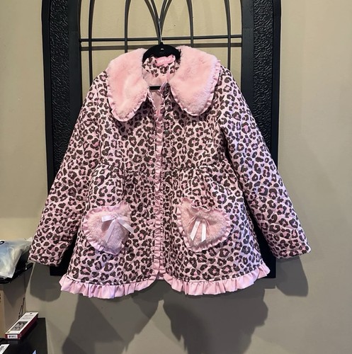 Dolls Kill Sugar Thrillz Wild About You Pink Leopard Jacket Size XS NWT