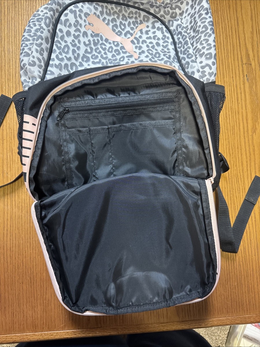 NWT Puma Evercat Contender 3.0 Backpack Bag Pink Leopard, Print, Gray Black Puma Evercat Contender 3.0 Backpack Bag Pink Leopard, Print  main image 4