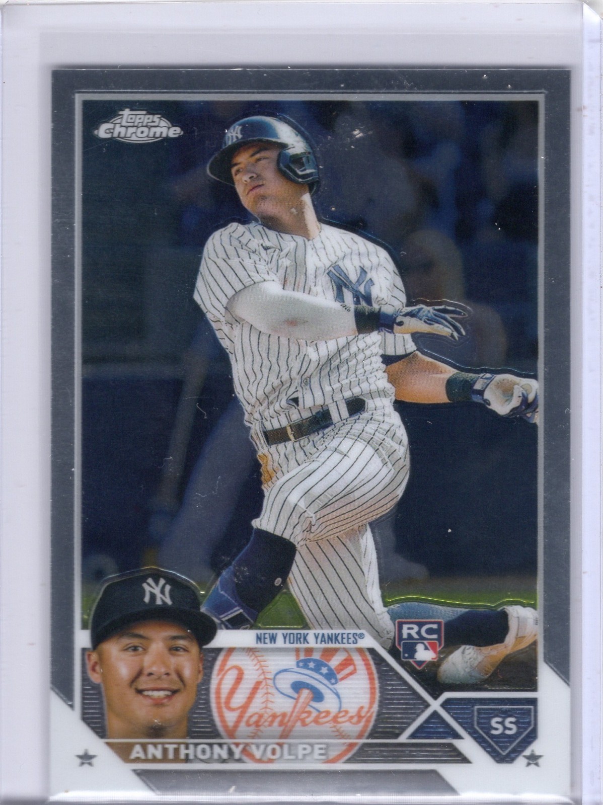 ANTHONY VOLPE ROOKIE CARD 2023 Topps Chrome #4 -New York Yankees