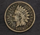 1862 Indian Cent   Lot 5180