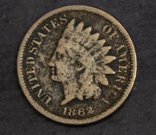 1862 Indian Cent   Lot 5180